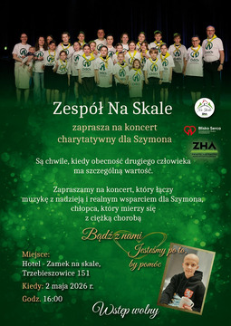 Zespół Na Skale zaprasza na koncert charytatywny dla Szymona